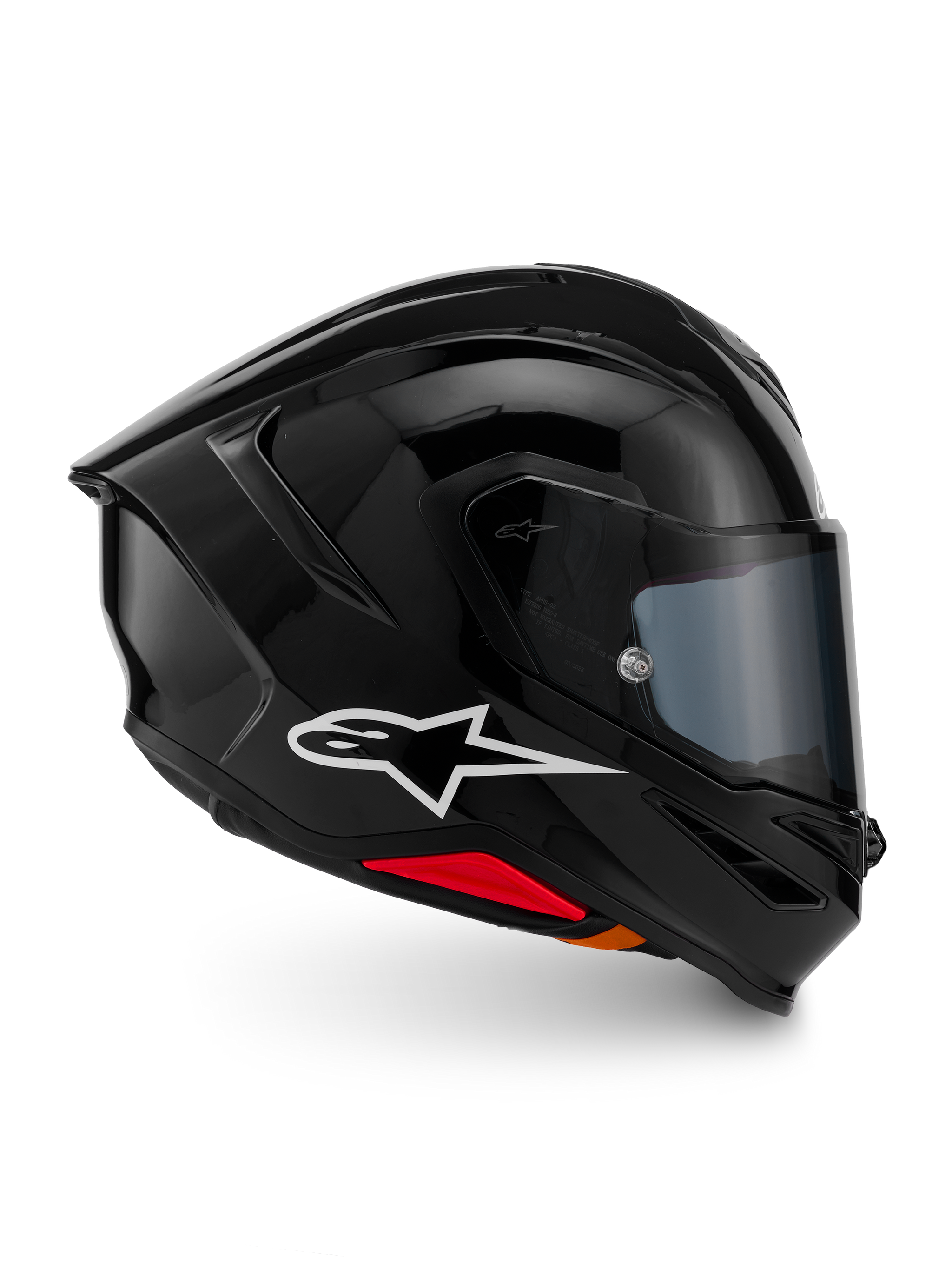full-face motorcycle helmet peripheral vision L / Black Glossy