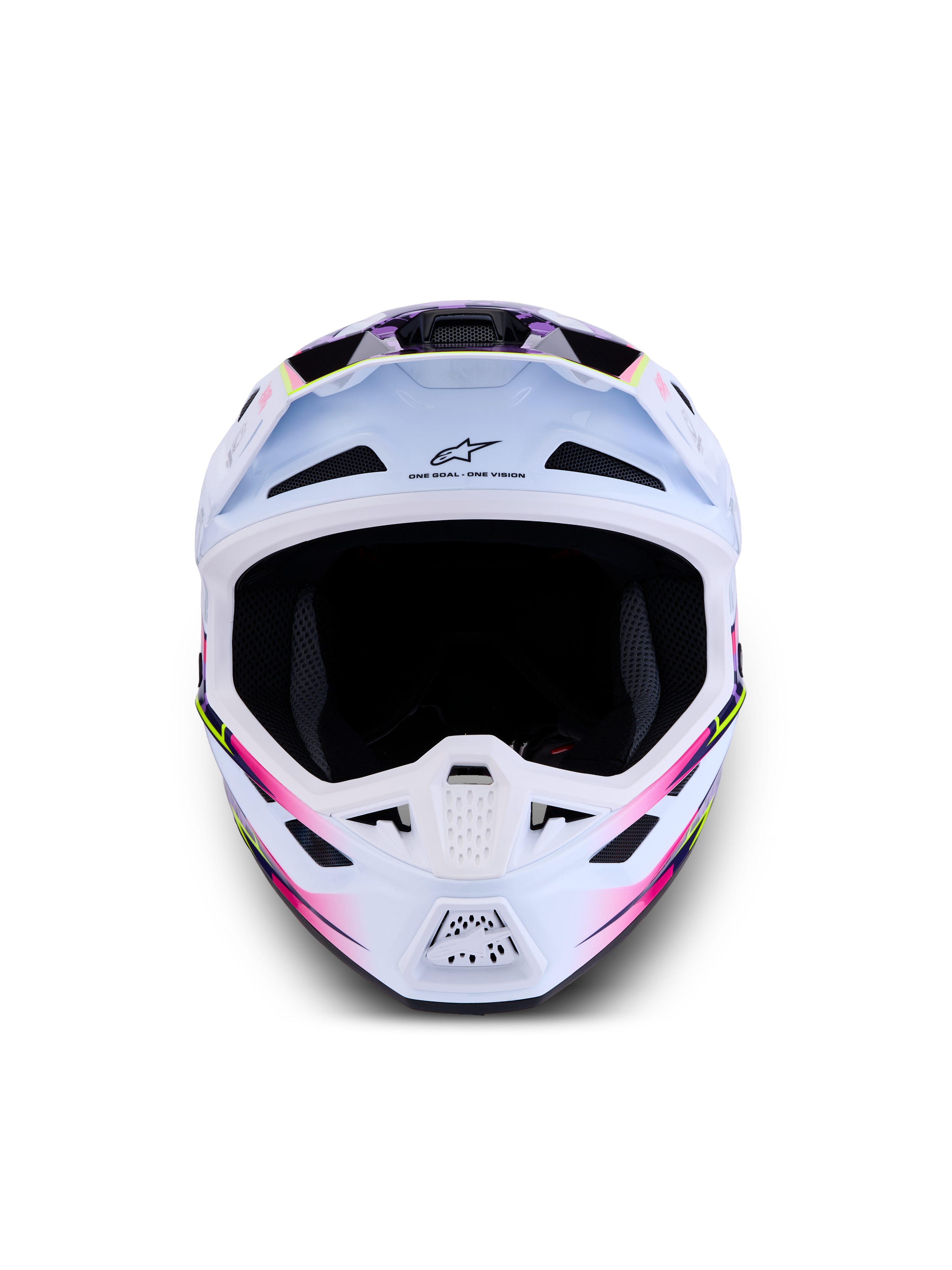 L / Purple Pink White Glossy