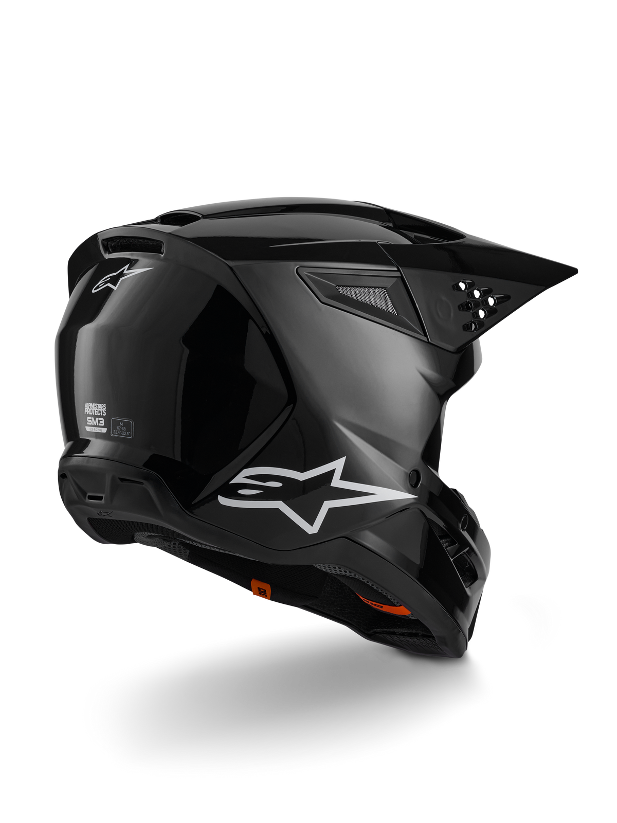 SM3 Solid Helmet ECE06 - Black MX Helmet | Alpinestars®