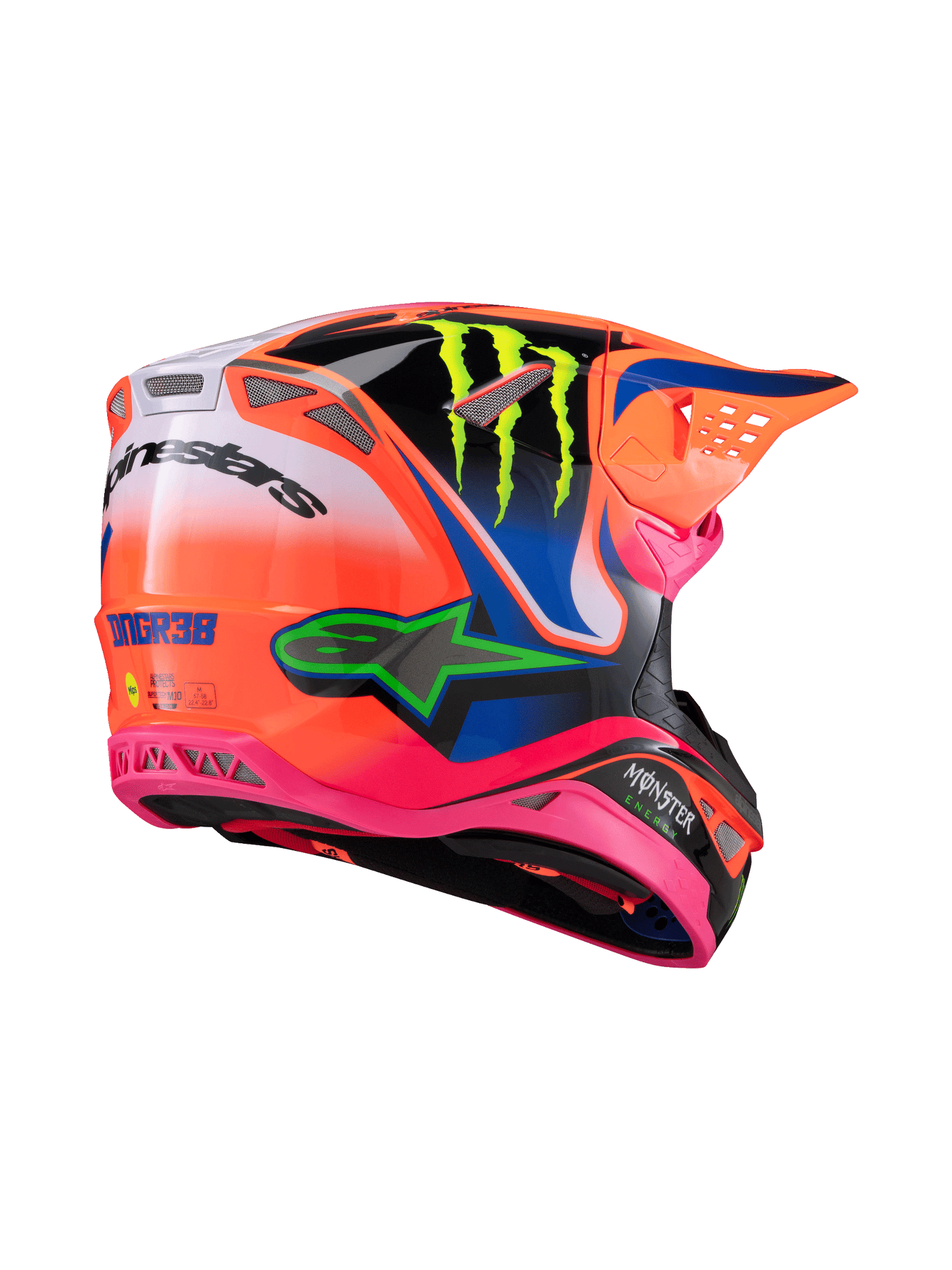 Supertech M10 Deegan Monster Helmet ECE06