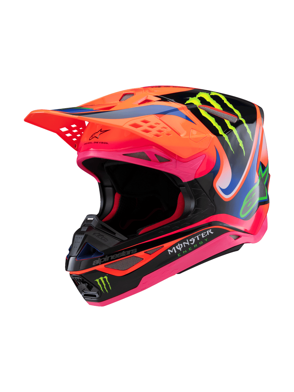 Supertech M10 Deegan Monster Helmet ECE06 ORANGE MOTOCROSS Helmets Alpinestars
