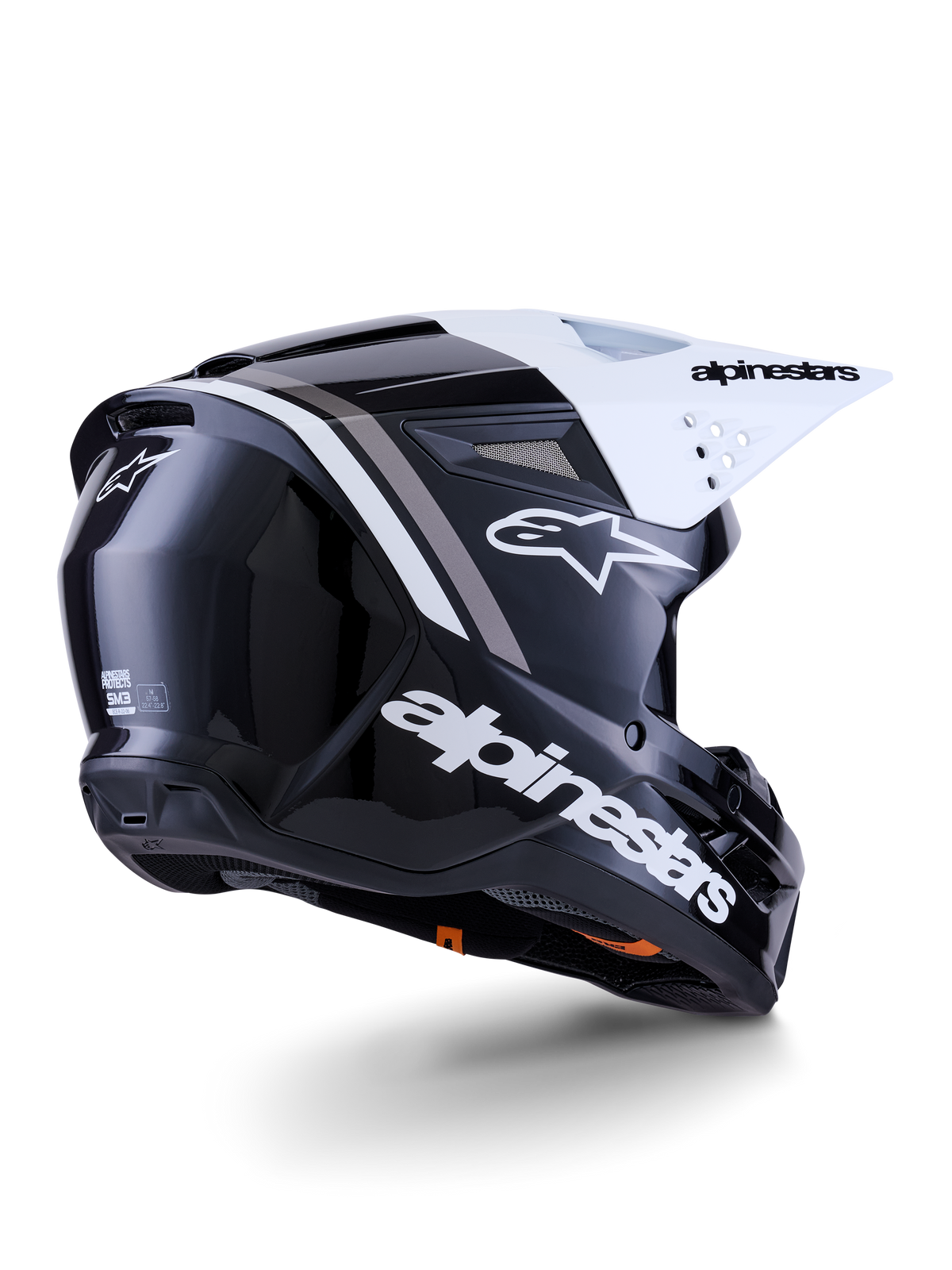 Alpinestars SM3 Radium ヘルメット SM3 Radium - White MX Helmet | Alpinestars®