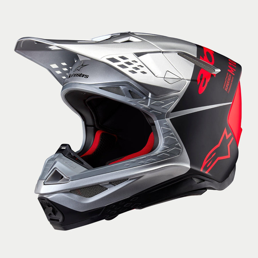 Supertech M8/M10 Helmet Rear Vent Frame - BLACK MOTOCROSS Helmet ...