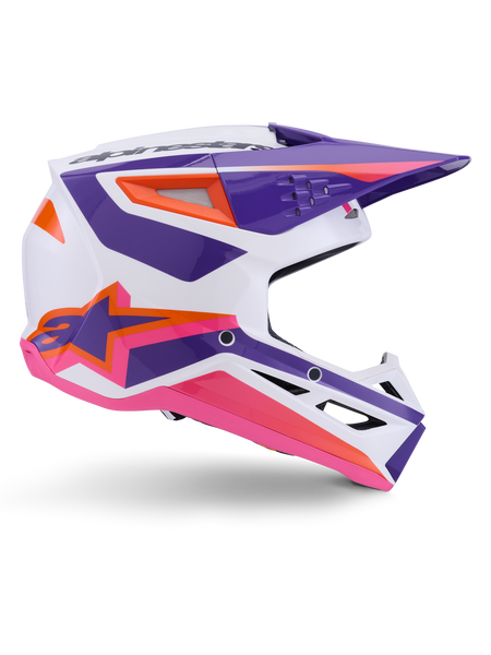SM3 Heat Helmet ECE06 - Purple MX Helmet | Alpinestars®