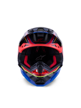 Supertech M10 Era ECE 22.06 Helmet Blue Red Yellow Fluo Glossy