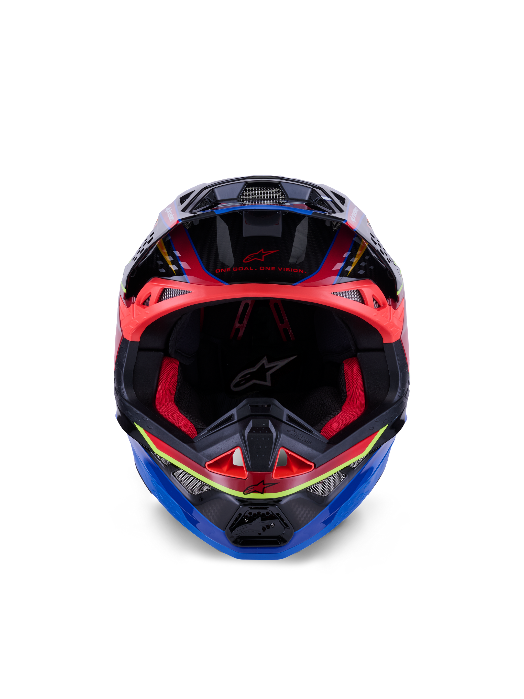 Supertech M10 Era ECE 22.06 Helmet Blue Red Yellow Fluo Glossy