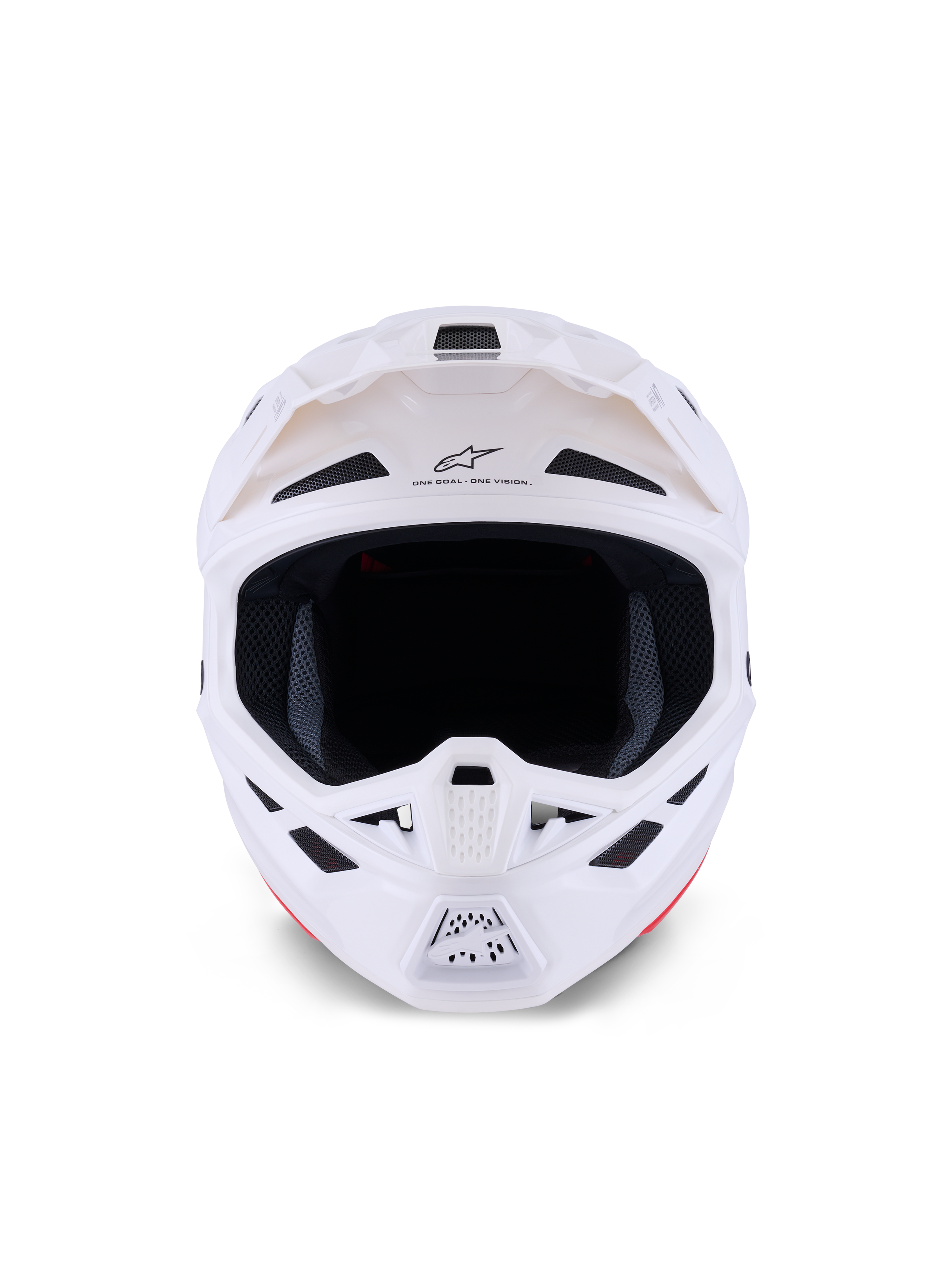 S-M7 Solid - White Glossy MX Helmet