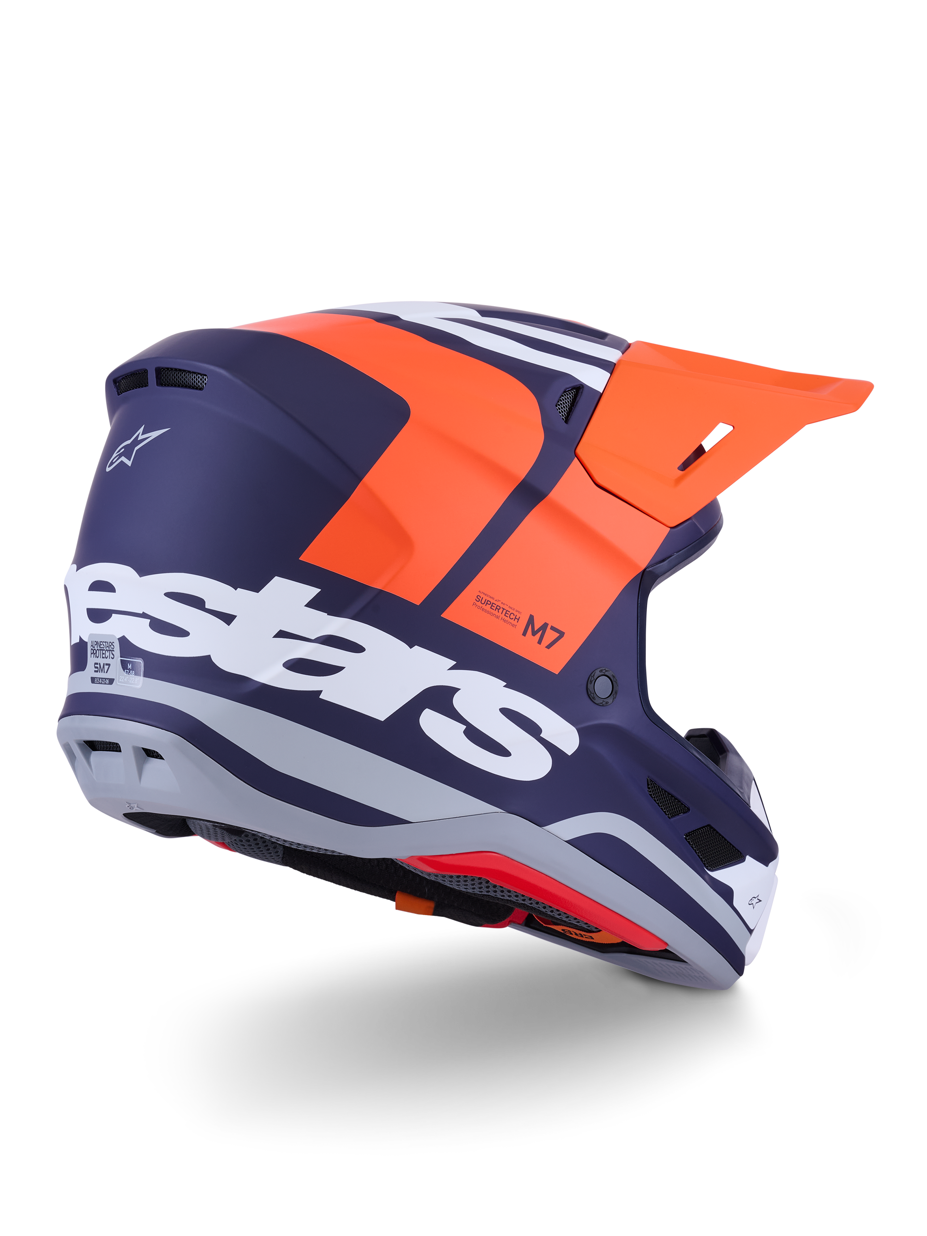 S-M7 Core - Orange MX Helmet