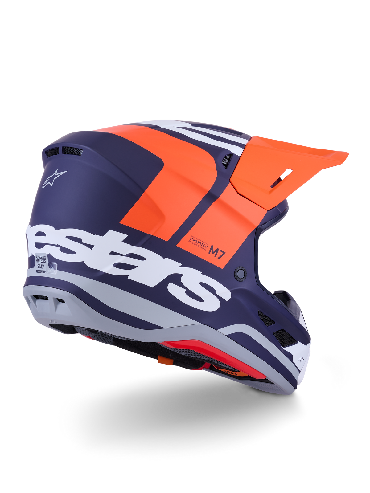 S-M7 Core - Orange MX Helmet