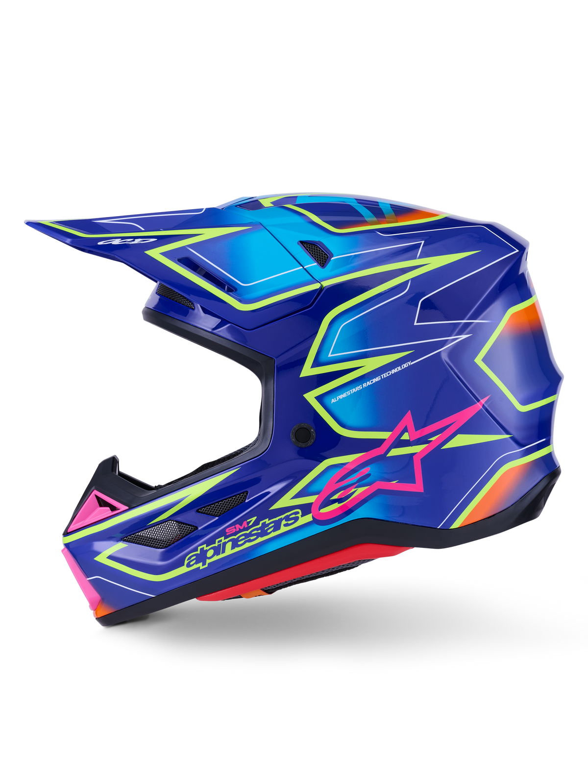S-M7 Cast - Blue MX Helmet | Alpinestars®