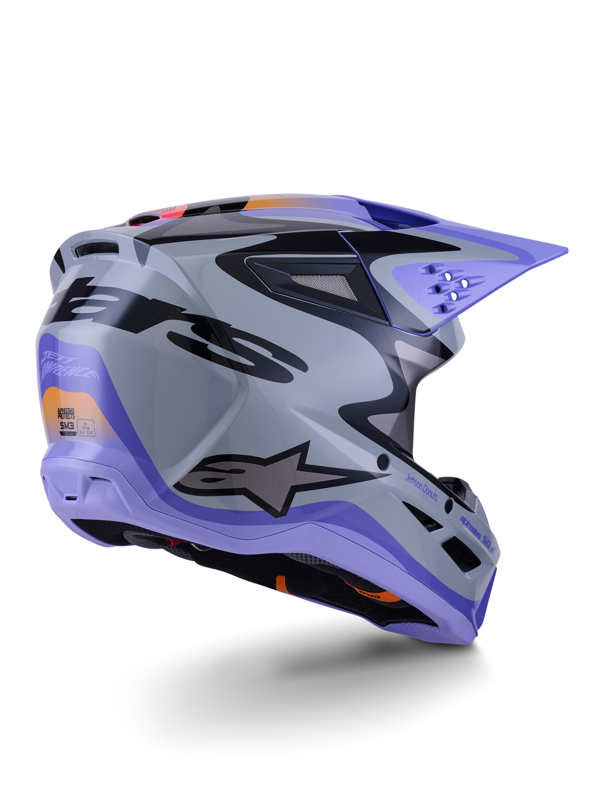 SM3 Jettson - Gray MX Helmet | Alpinestars®