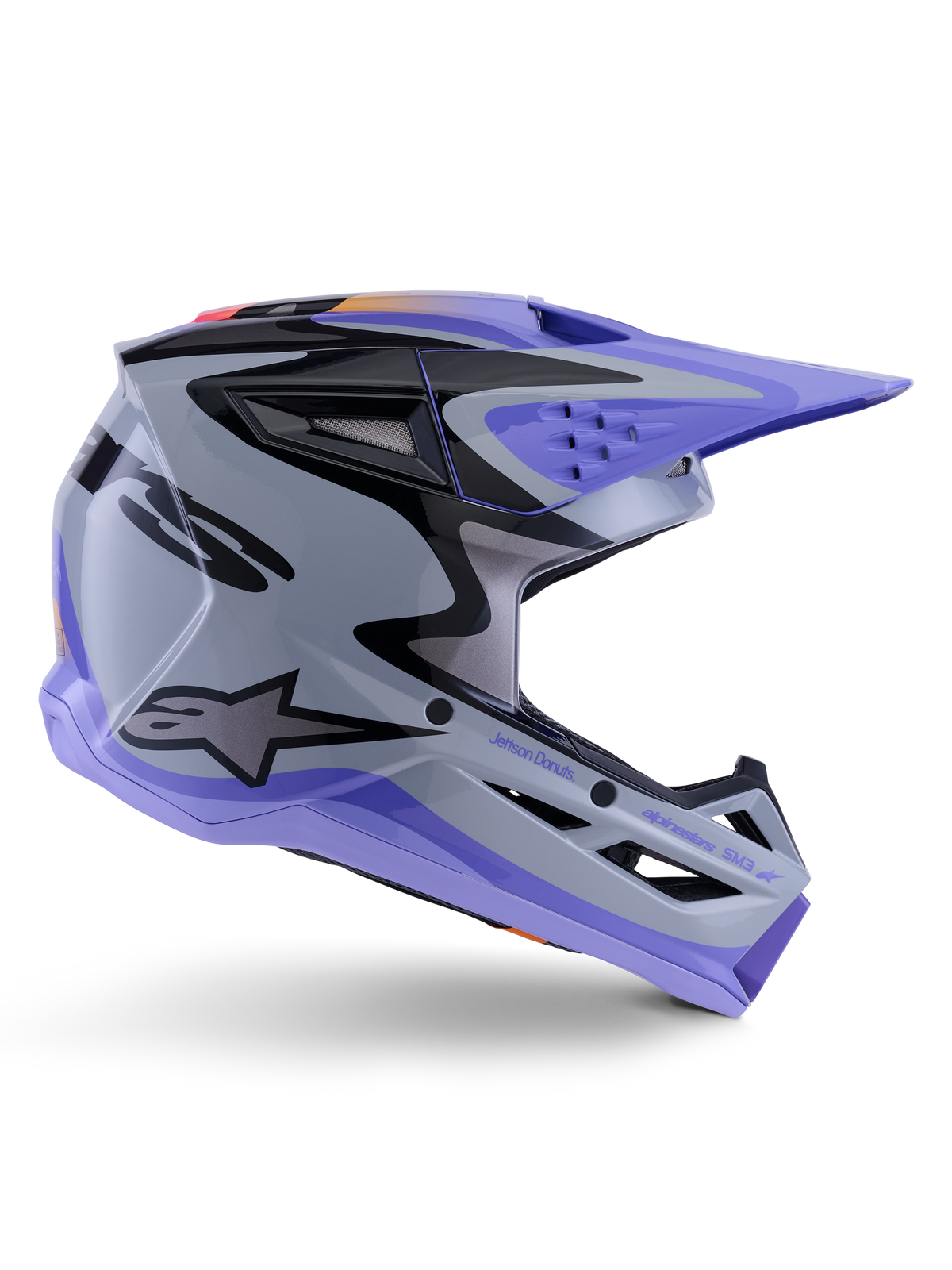 キュー メッヅ MSP-MT SM3 Jettson - Gray MX Helmet | Alpinestars®
