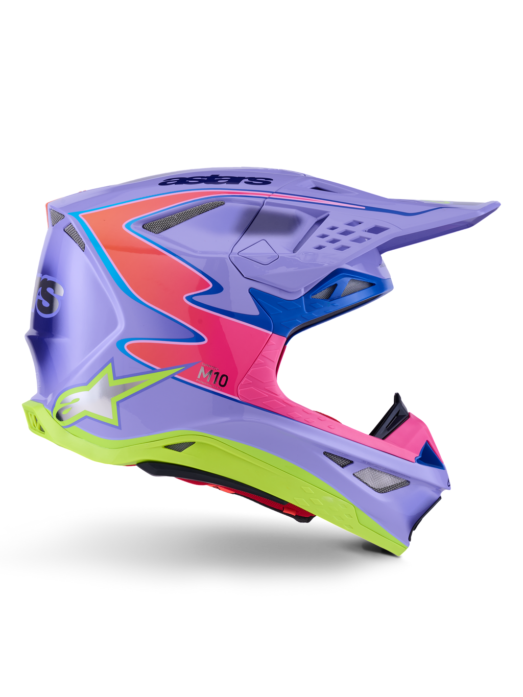 Supertech M10 Jett Lawrence R01 - Purple MX Helmet | Alpinestars®