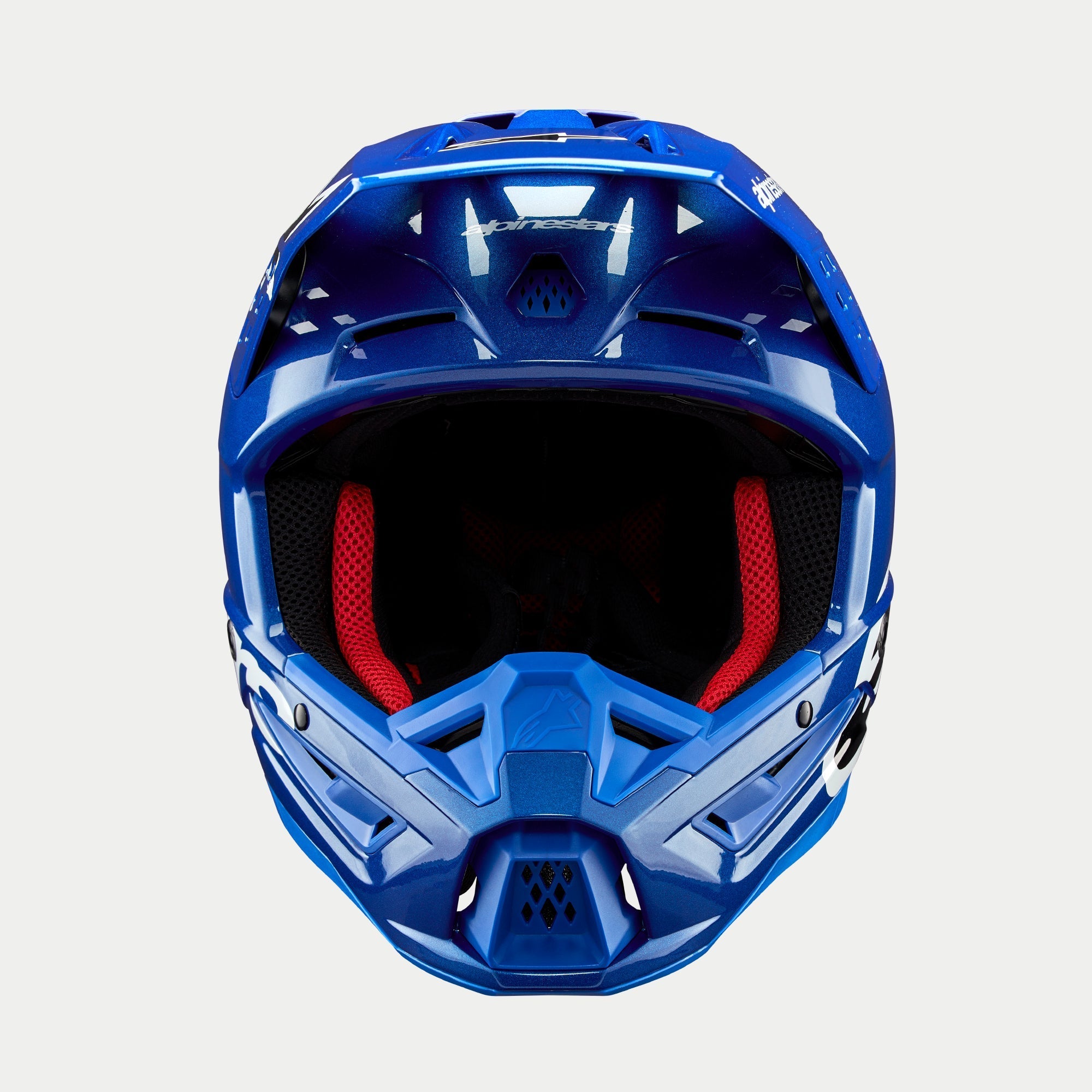 candy plasma blue motorcycle helmet Metallic SNELL2020 Approved leading safety with the Daytona Glide Shark Blue modular helmet SM5 Corp - Blue MX