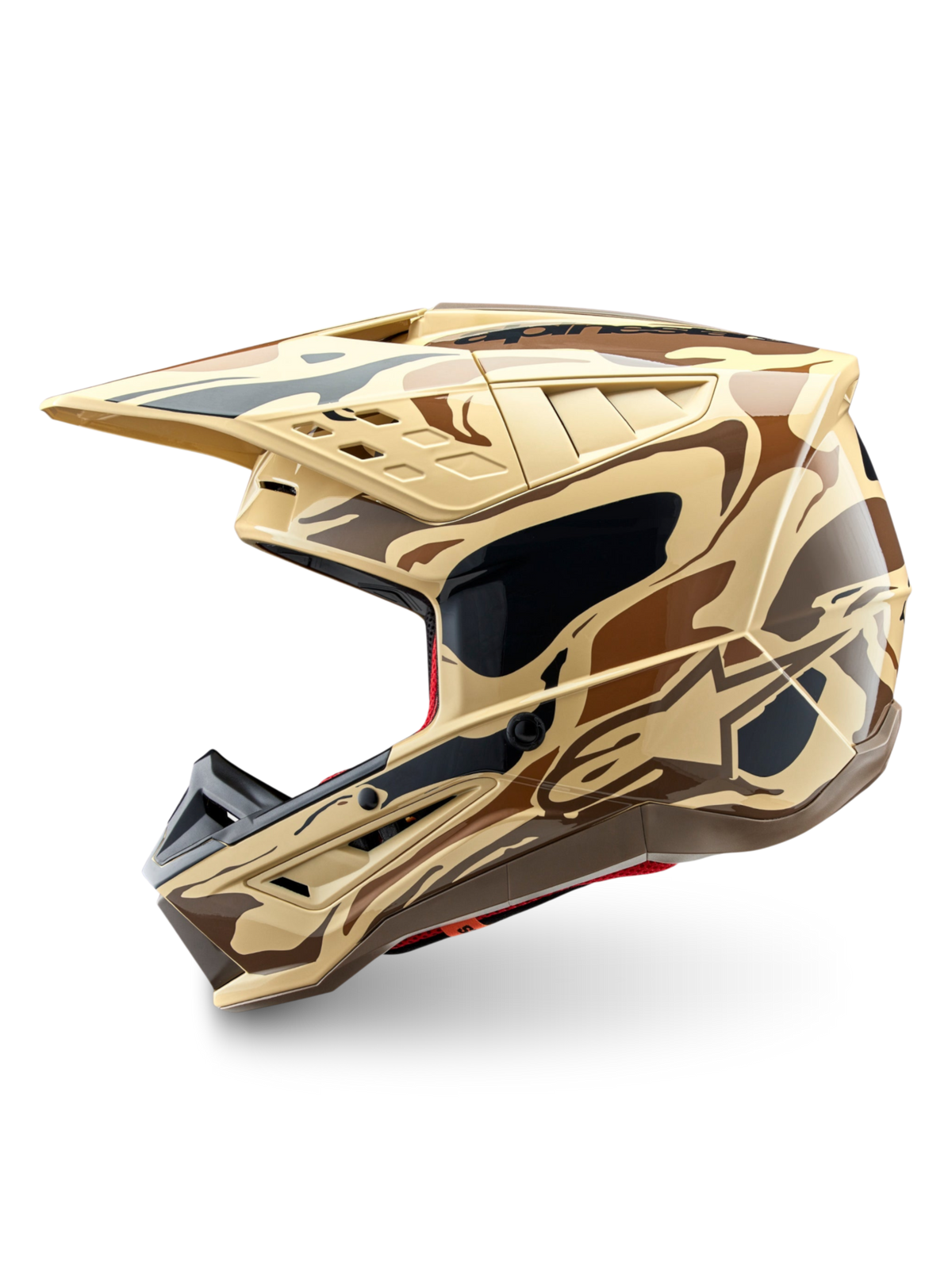 SM5 Mineral - Brown MX Helmet | Alpinestars®