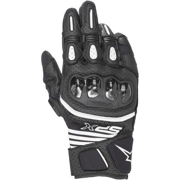 SPX AC V2 - Black Motorcycle Gloves | Alpinestars®