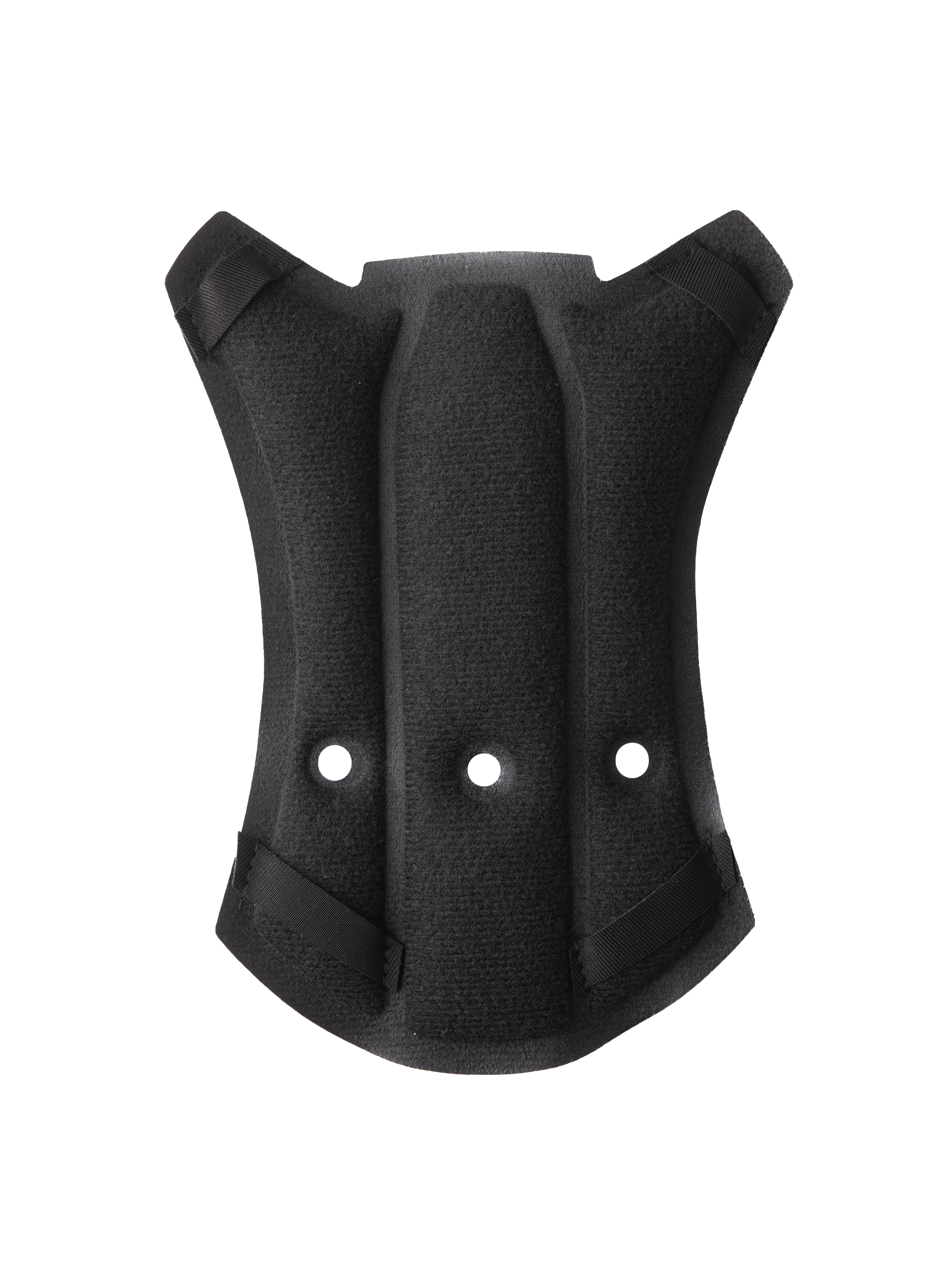 Alpinestars S-M7 Top Pad, Helmet Accessory, Black, contoured padded design with three ventilation holes and corner attachment straps, synthetic fabric for motocross helmet comfort