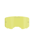 Alpinestars Vision 8-5-3 Replacement Goggle Lens, Yellow tint, polycarbonate construction with integrated tear-off posts, "ONE GOAL. ONE VISION." branding, seven-keyhole locking system, designed for motocross and off-road motorcycle goggles.