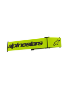Alpinestars Supertech Goggles Strap, Motocross Goggle Accessory, Yellow Fluo and Black, featuring black Alpinestars wordmark and star logo, replacement strap for off-road goggles