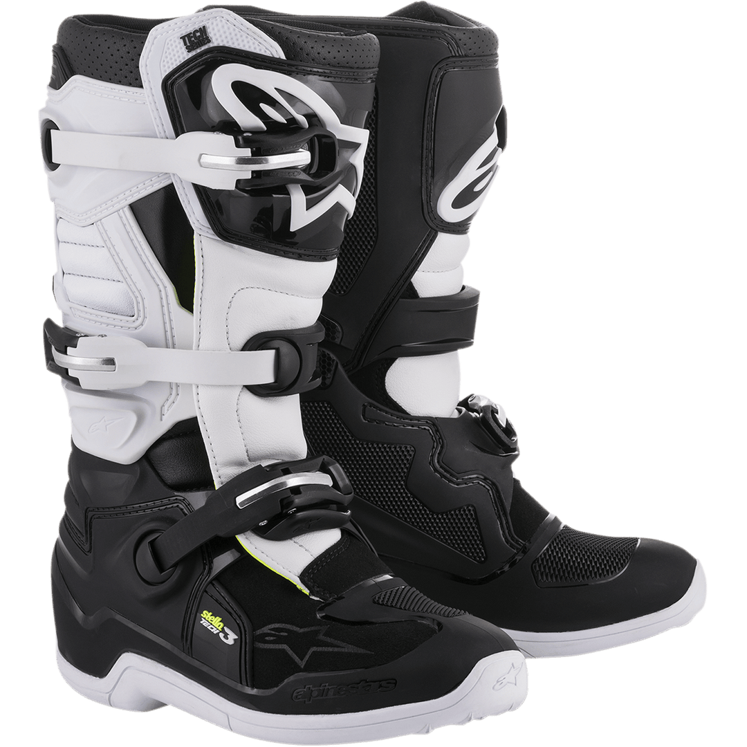 Stella Tech 3 - Black MX Boots | Alpinestars® Stella Tech 3 - Black MX Boots | Alpinestars®