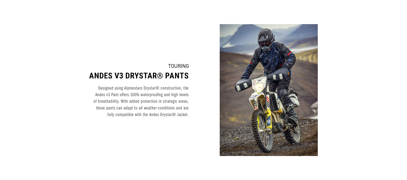 Andes V3 Drystar<sup>®</sup> Pantalones