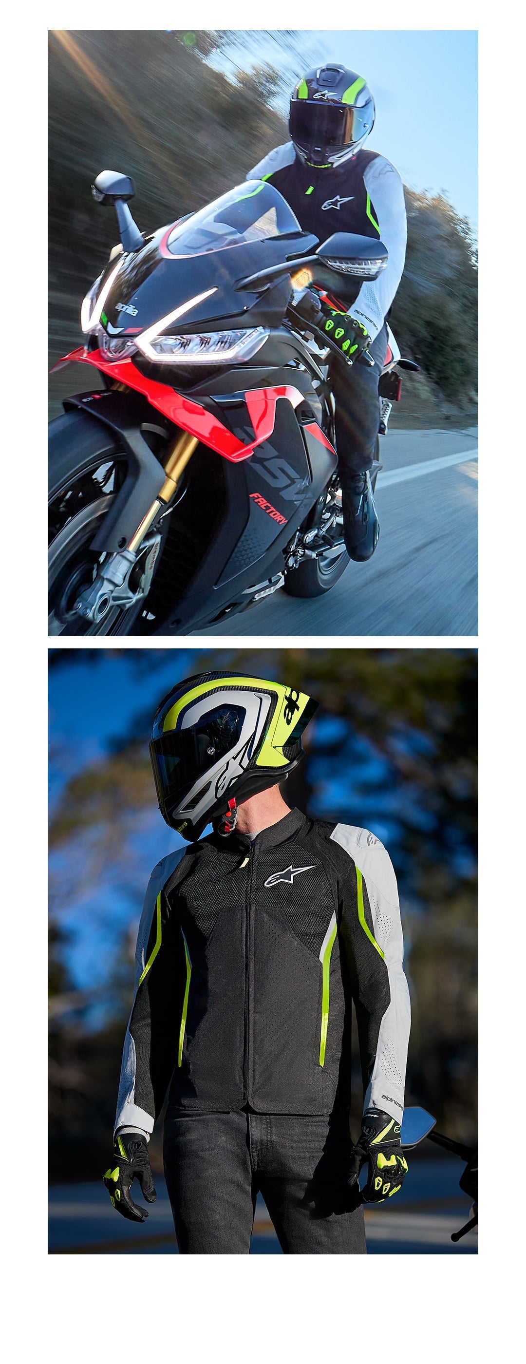 AST V3 Air - Yellow Motorcycle Jacket | Alpinestars®