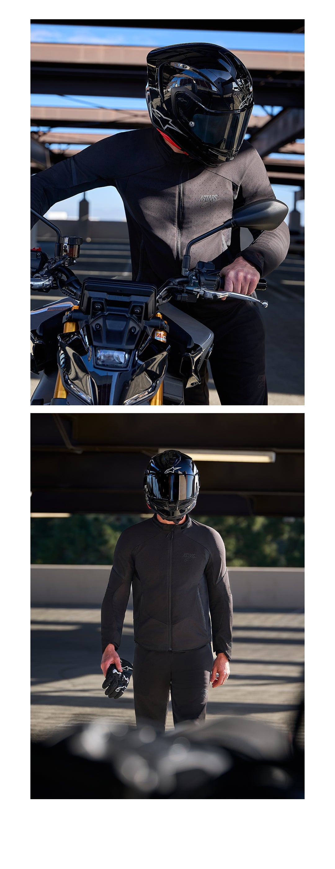 Aeroshell Airflow - Gray Motorcycle Jacket Aeroshell Airflow - Gray Motorcycle Jacket