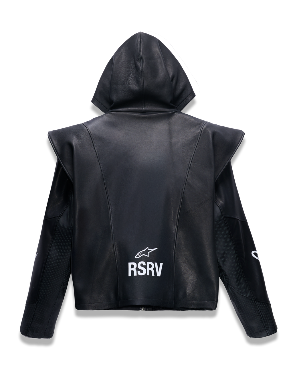 RSRV Axis Leather Hoodie