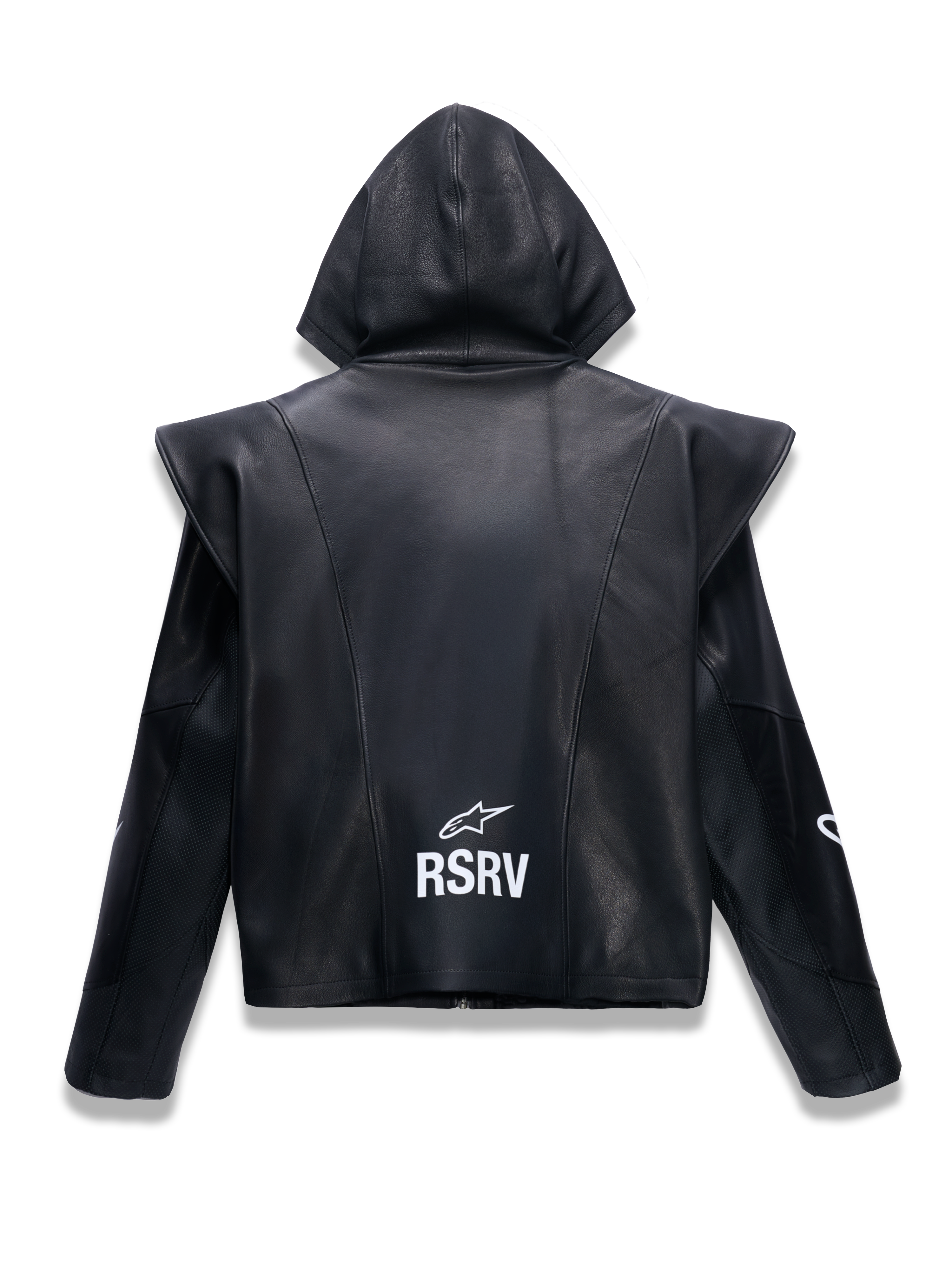 RSRV Axis Leather Hoodie