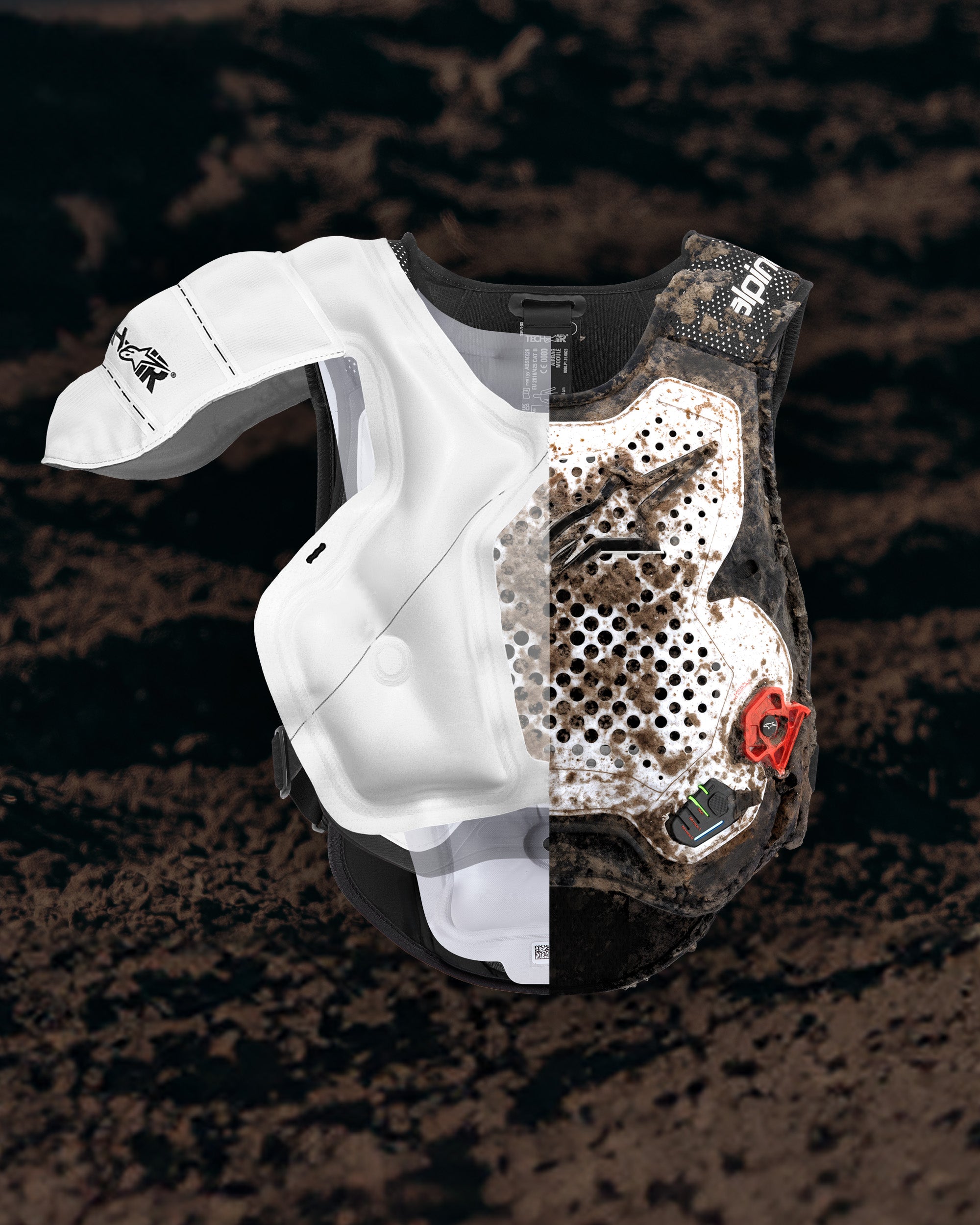 Nucleon Kr-C - Black Motorcycle Chest Protector | Alpinestars®