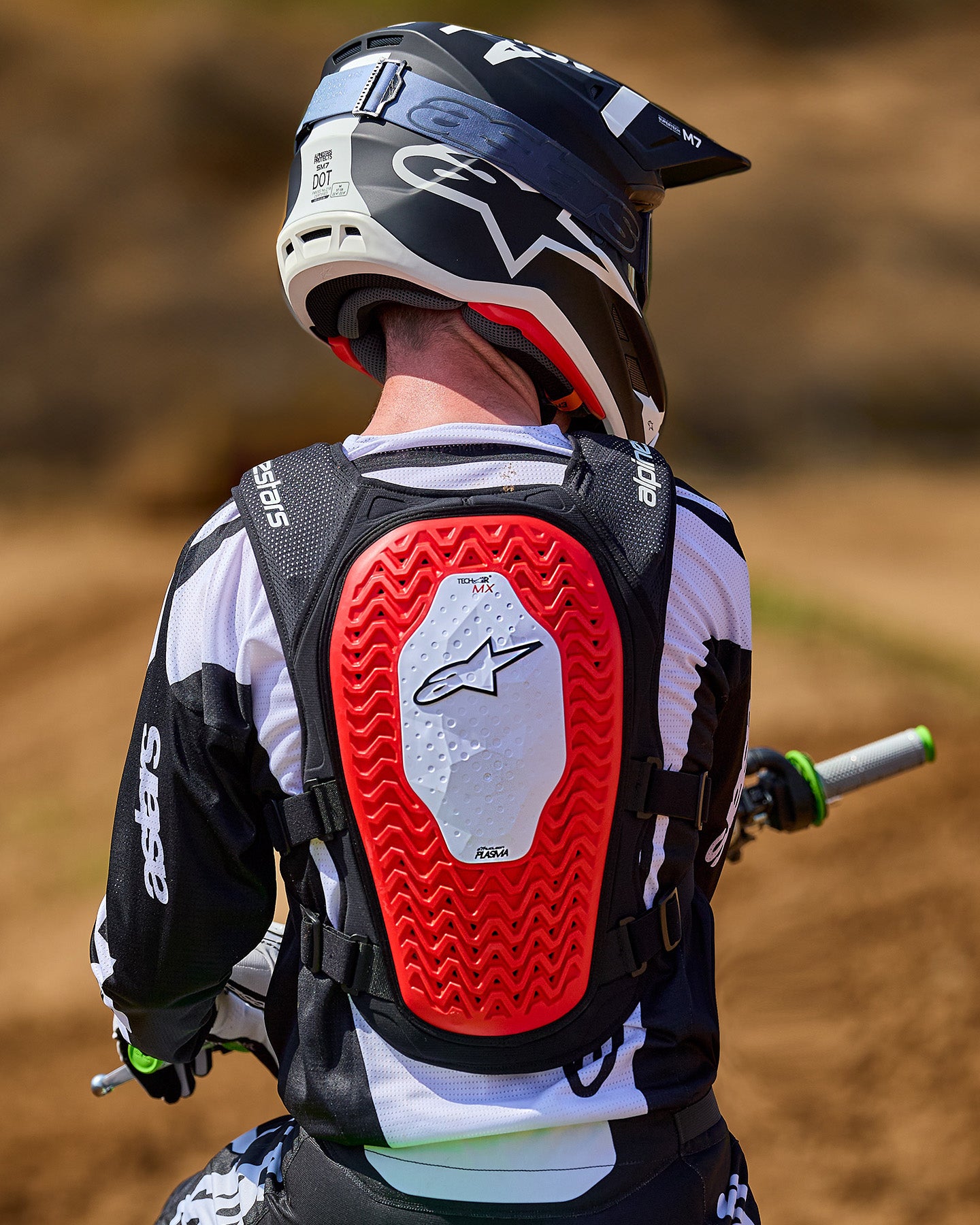 Tech-Air® MX System - White MX Tech-Air Protectors | Alpinestars®