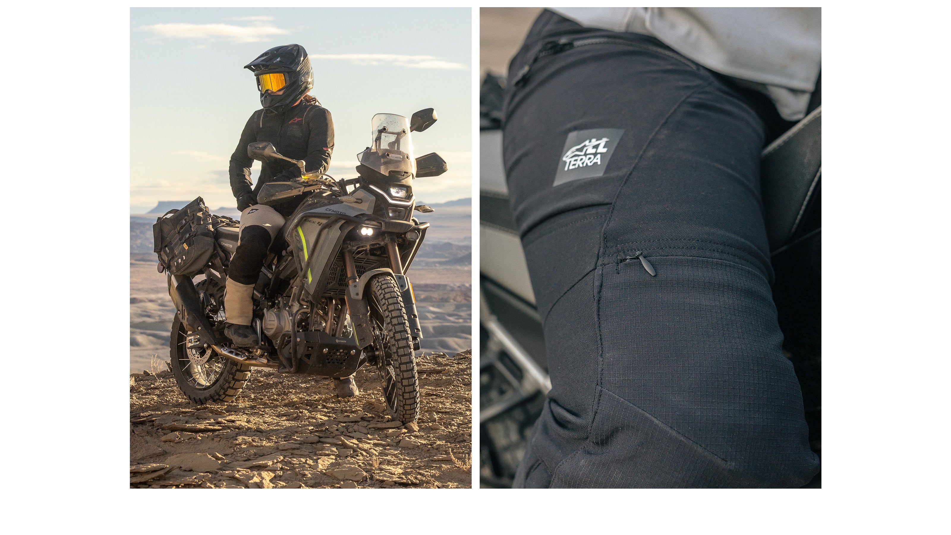 Stella Flex-AST Explorer - Sand Motorcycle Pants | Alpinestars®