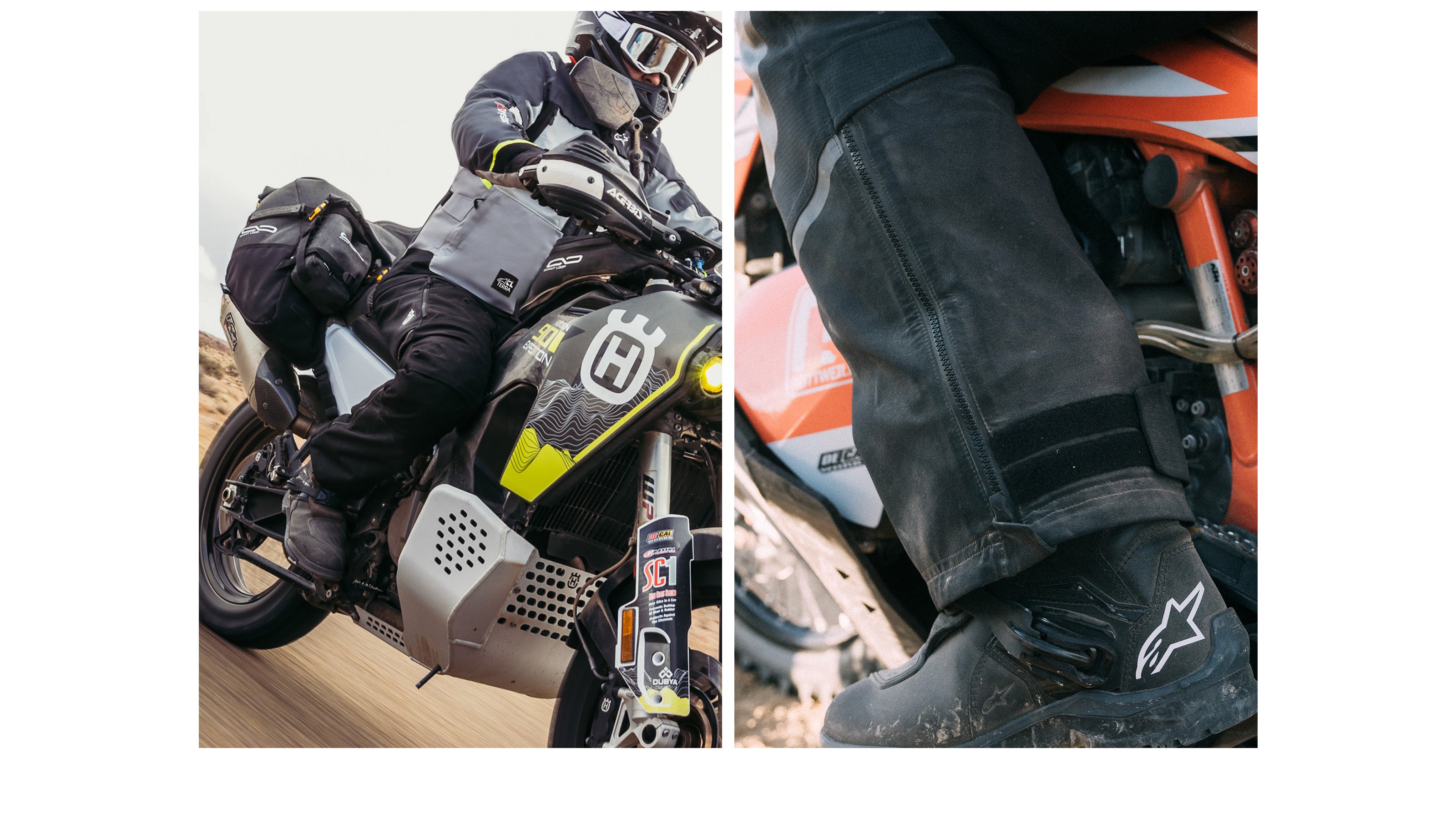 Cusco Drystar® - Orange Motorcycle Pants | Alpinestars®