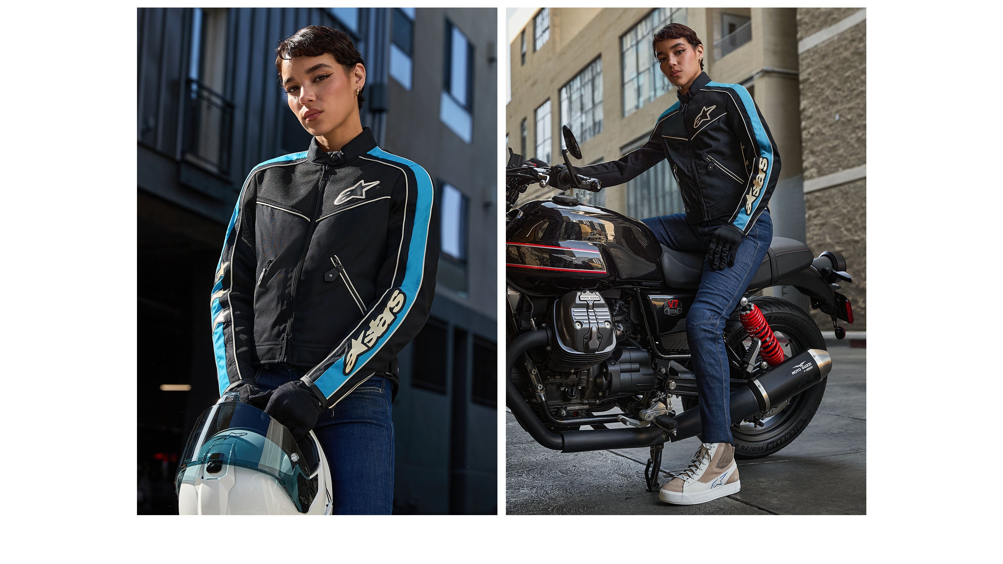 Stella T-Dyno Air - Black Motorcycle Jacket | Alpinestars®