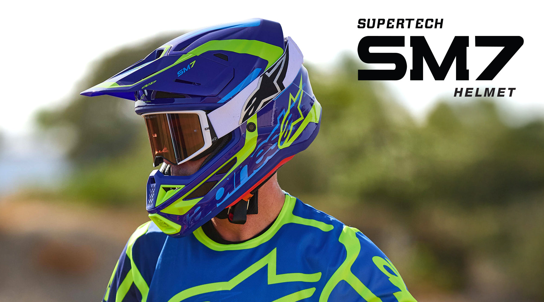 S-M7 Rise - Black MX Helmet | Alpinestars®
