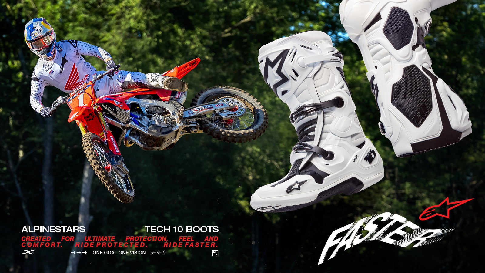 Tech 10 - White MX Boots | Alpinestars®