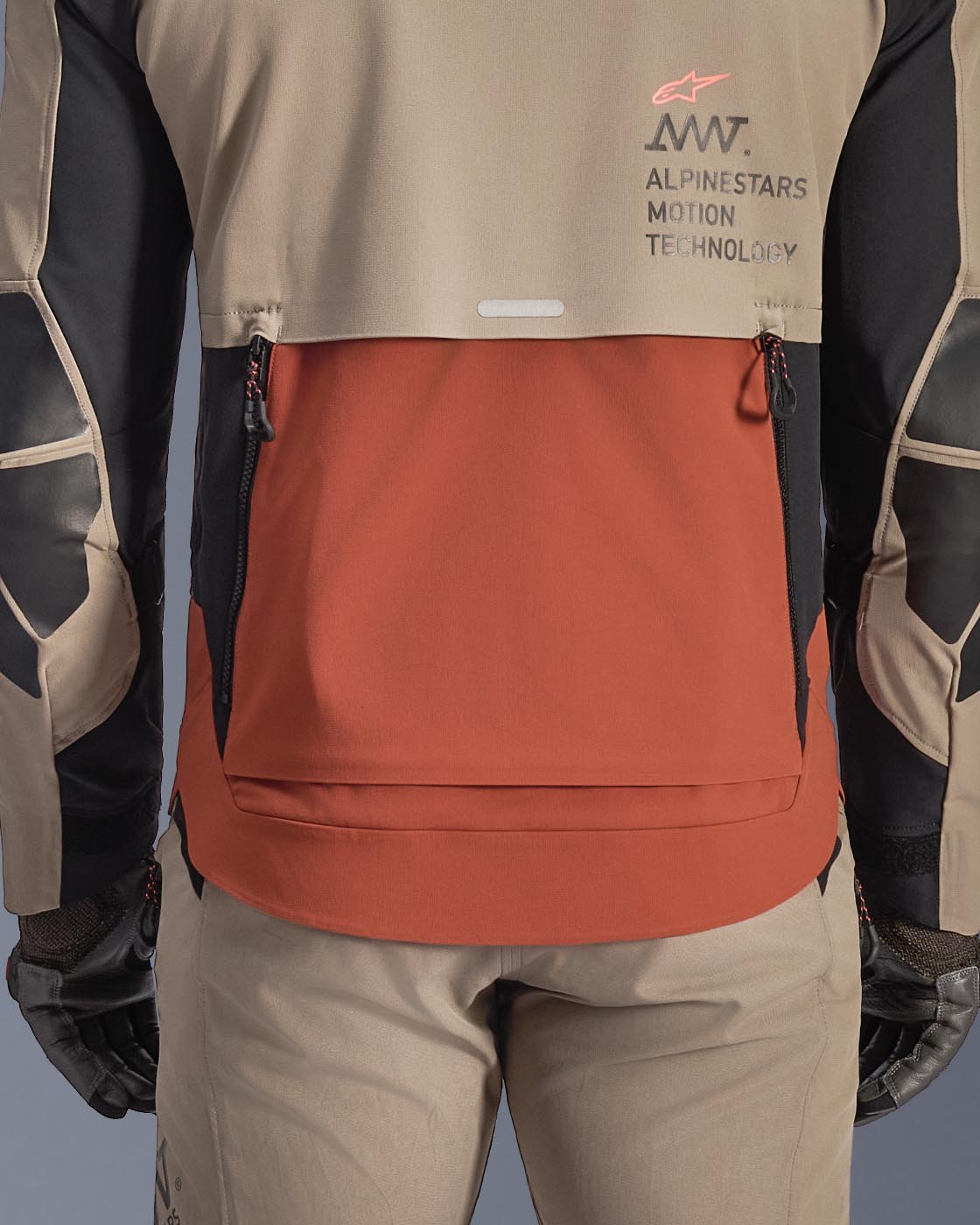 AMT-8 Stretch Drystar® XF - Brown Motorcycle Jacket | Alpinestars®