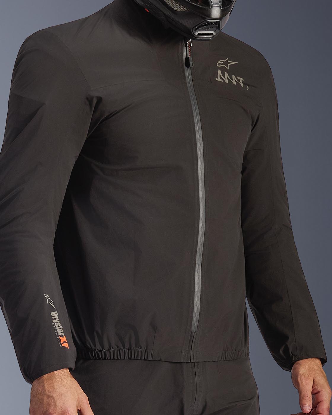 AMT-8 Stretch Drystar® XF - Black Motorcycle Jacket | Alpinestars®