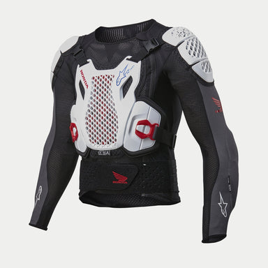 Protezione Motocross Alpinestars BIONIC ACTION Jacket - Grigio Scuro Grigio  Cenere Giallo Fluo