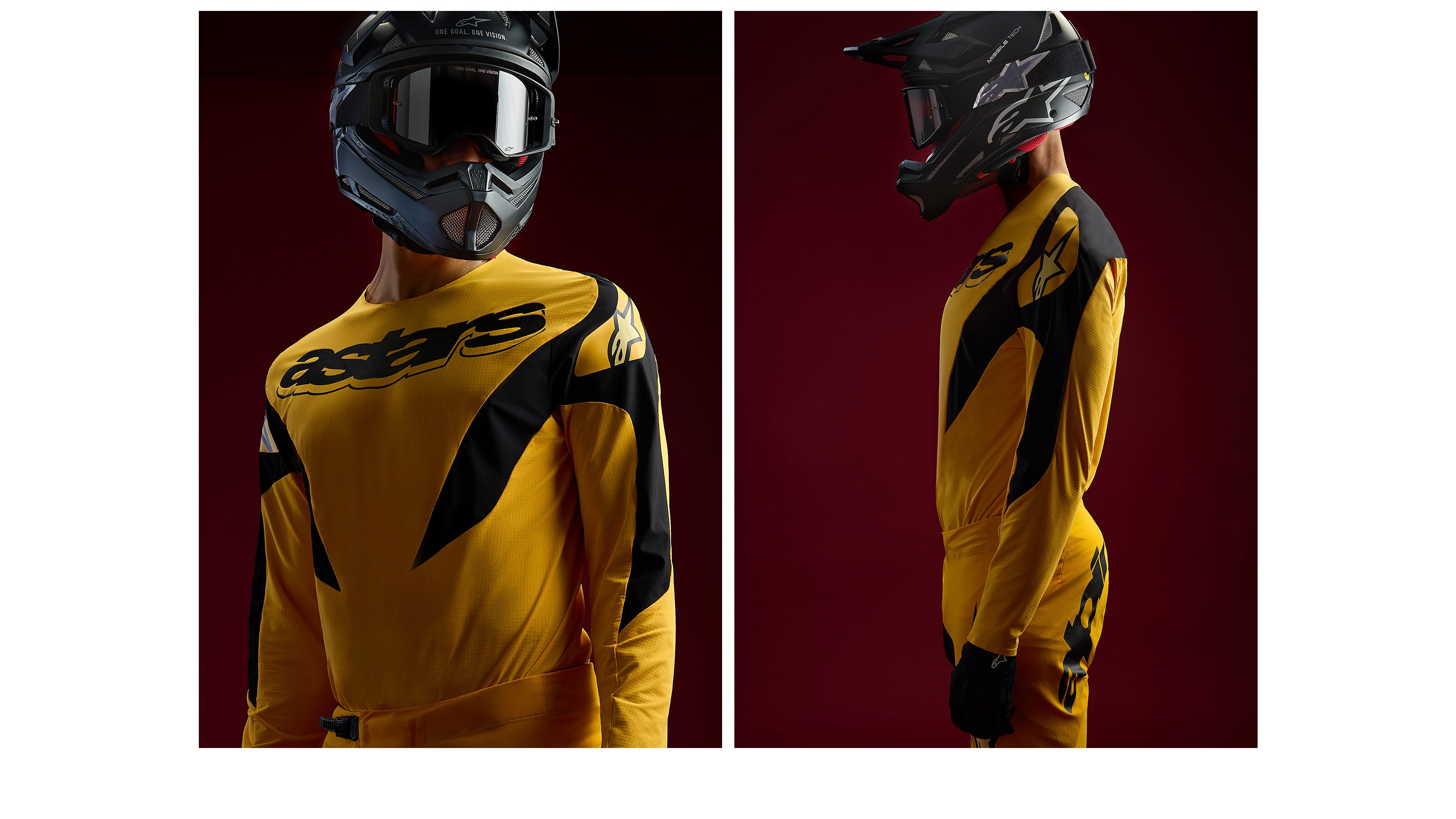 A-Supra Melt Gold - Yellow Cycling Jersey | Alpinestars®