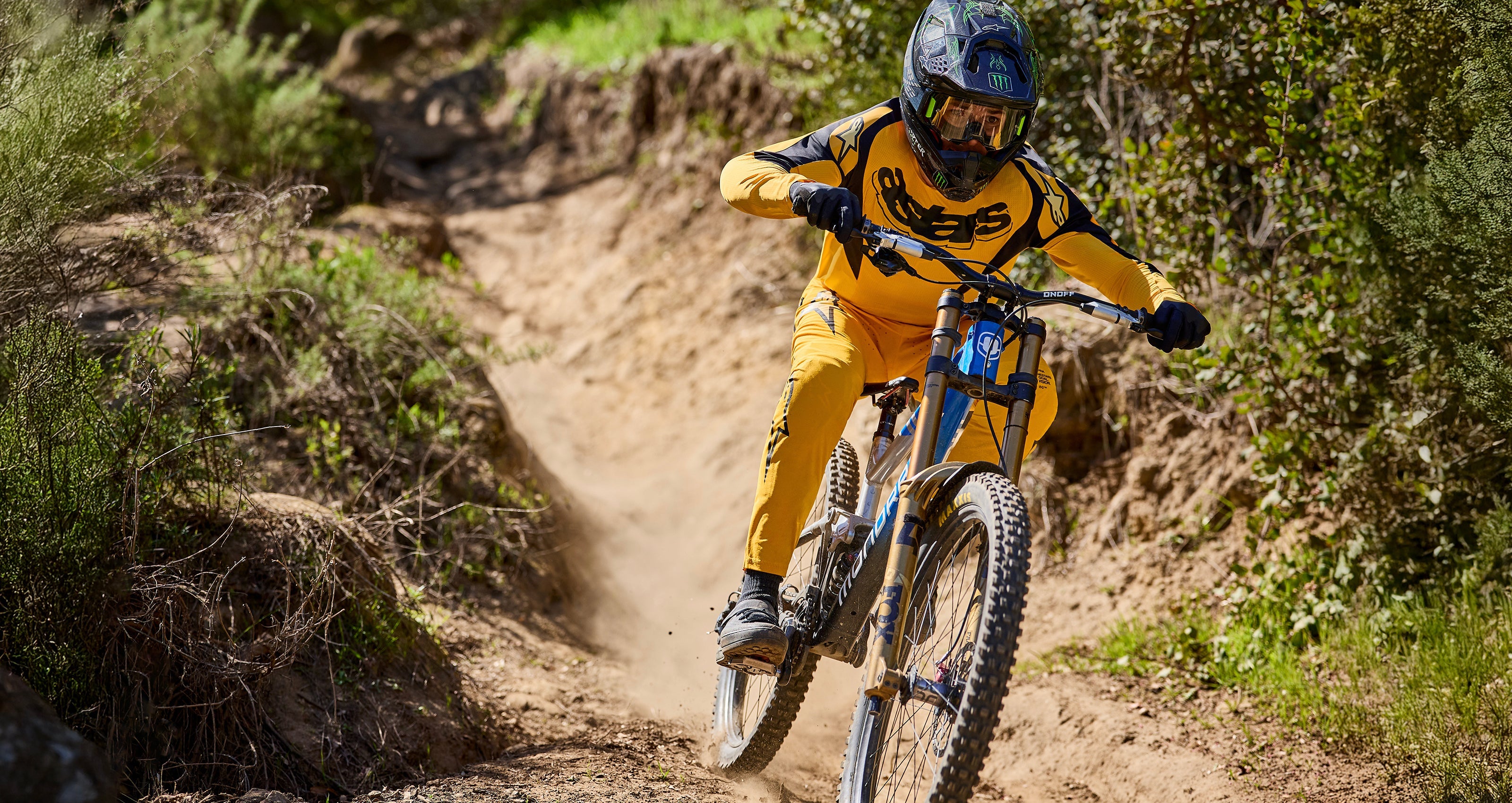 A-Supra Melt Gold - Yellow MTB Gear Set | Alpinestars®
