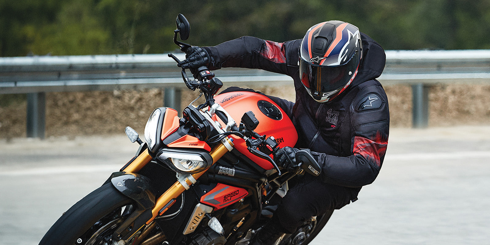 Zaca Air Venom Waterproof - Red Motorcycle Jacket | Alpinestars®