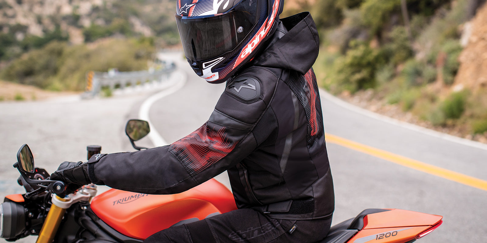 Zaca Air Venom Waterproof - Blue Motorcycle Jacket | Alpinestars®
