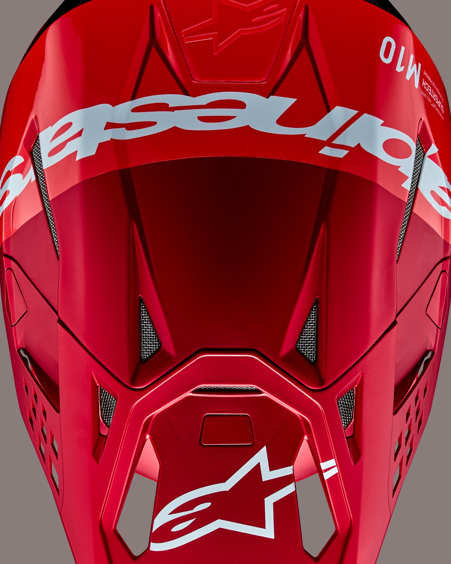 Supertech M10 Flood - Red MX Helmet | Alpinestars®