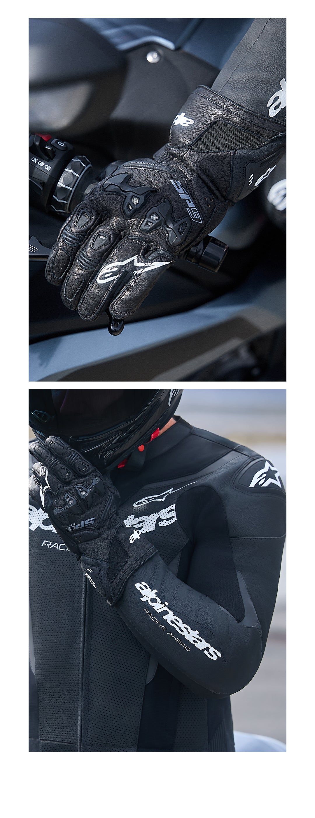 SP-9 - Red Motorcycle Gloves | Alpinestars®