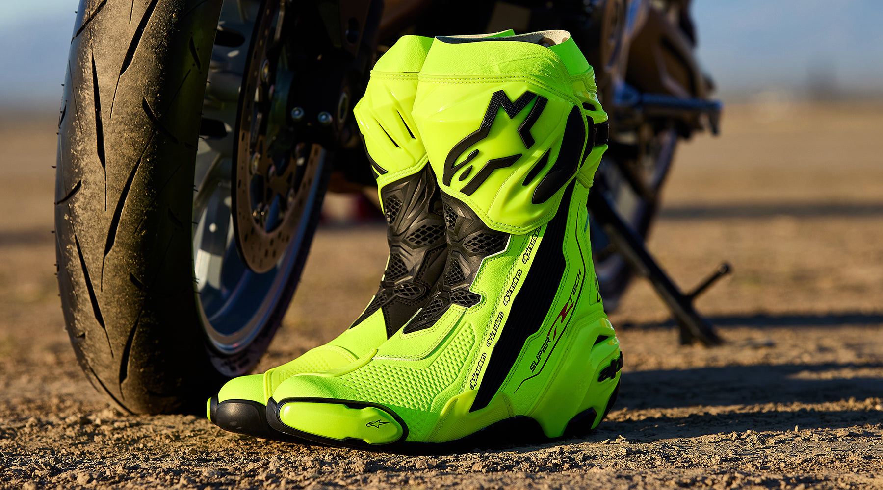 Supertech R Boots - BLACK RACING/SPORT Footwear