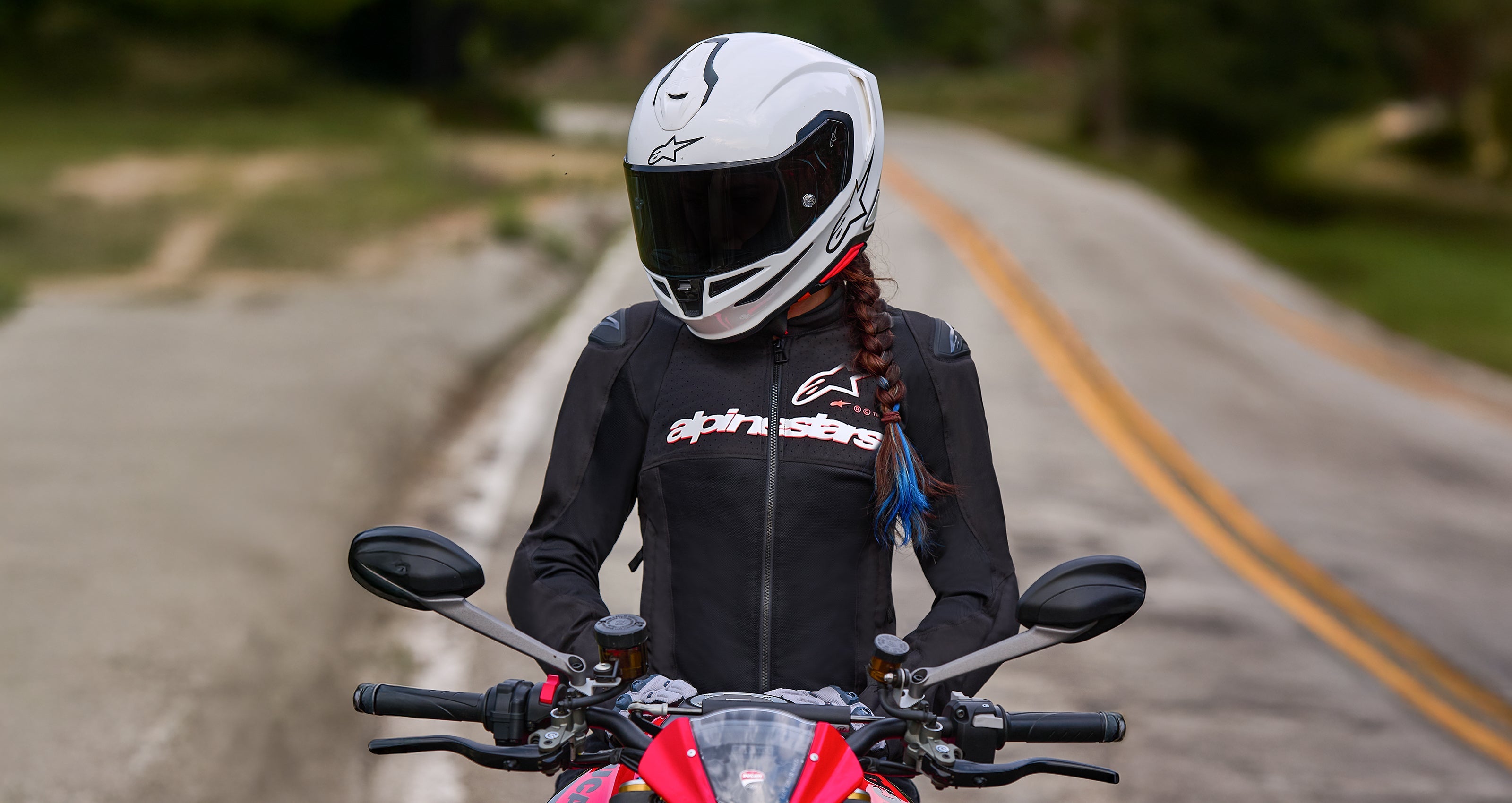 Stella SMX Air - Gray Motorcycle Jacket | Alpinestars®