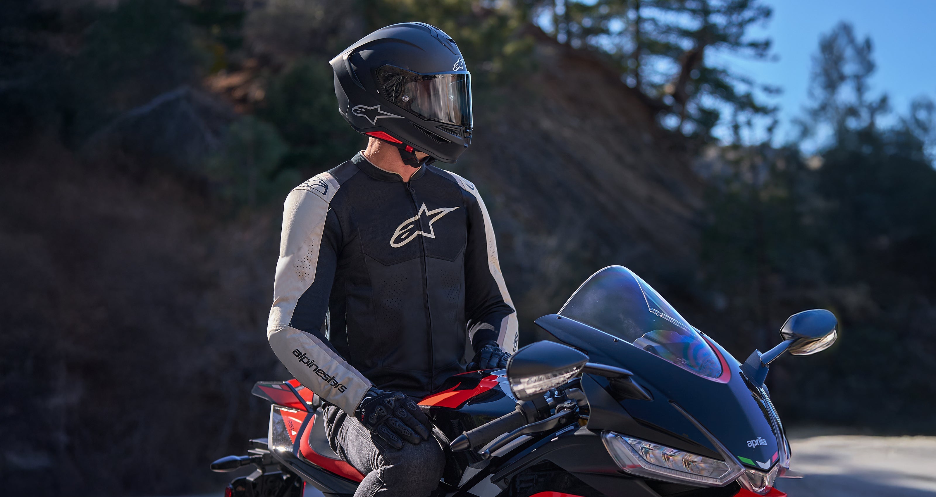 T-SPS Air V2 - Black Motorcycle Jacket | Alpinestars®
