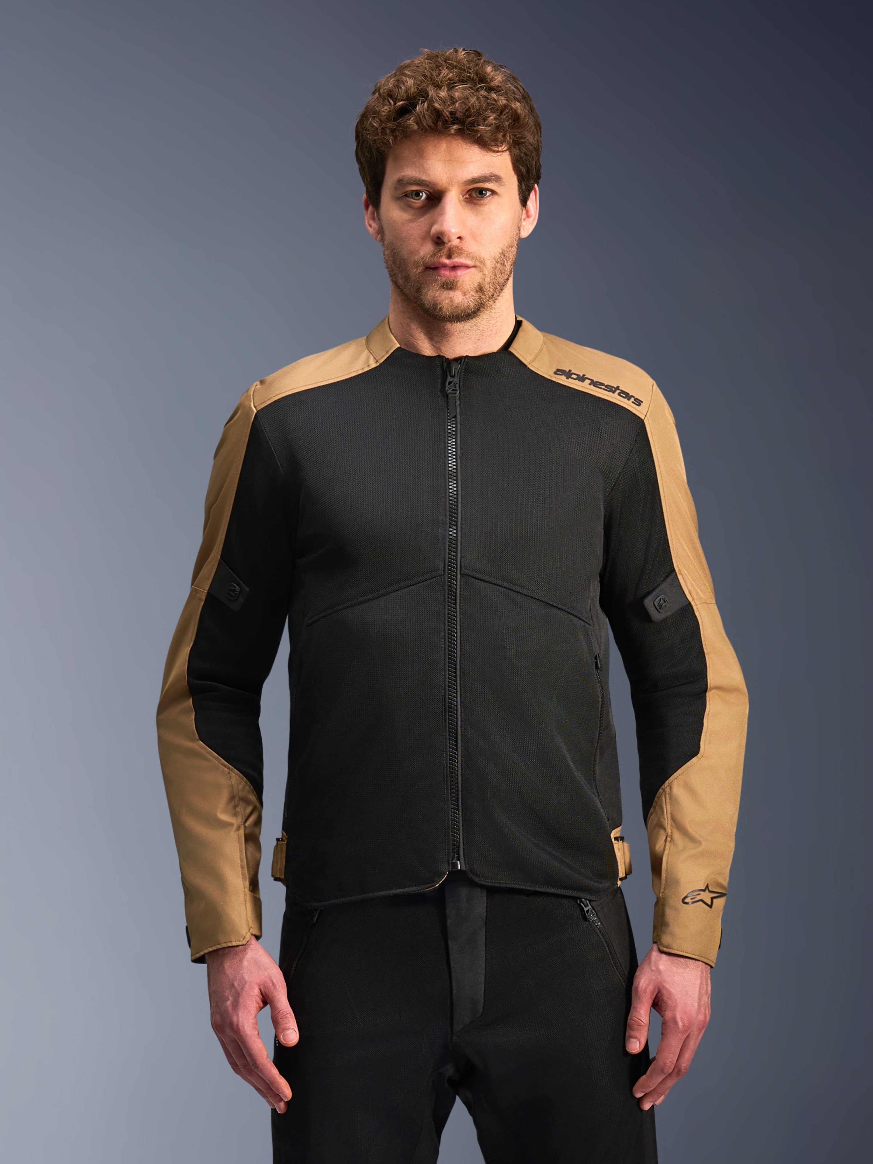 アラン C-1 Air - Black Motorcycle Jacket | Alpinestars®