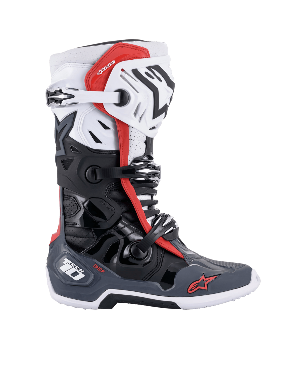 Tech 10 Supervented - Black MX Boots | Alpinestars®